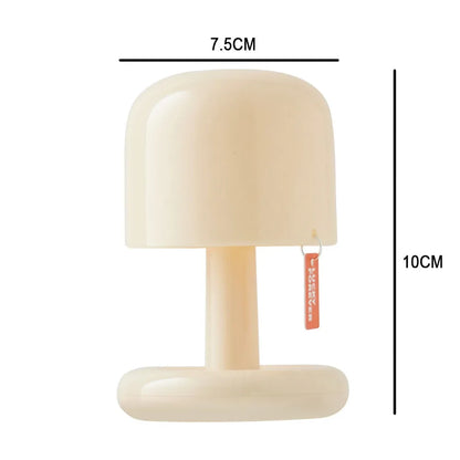 Mini lampe de table créative de bureau en forme de coucher de soleil, rechargeable par USB, style champignon, veilleuse à LED pour café, bar, décoration de la maison, chambre à coucher