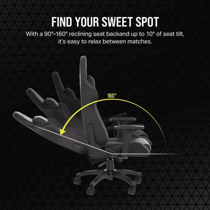 Gray and Black Gamingchair One Size Computer Chair TC100 Relaxed Gaming Chair Office Chairs Gamer Armchair Ergonomic Furniture