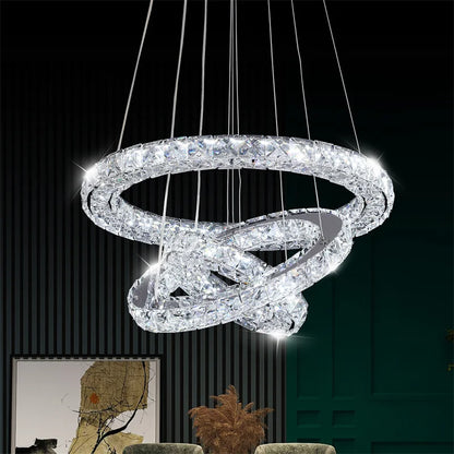 Lampe suspendue moderne nordique de luxe K9 cristal LED lustre salon salle à manger plafonnier luminaire chambre décoration de la maison luminaire