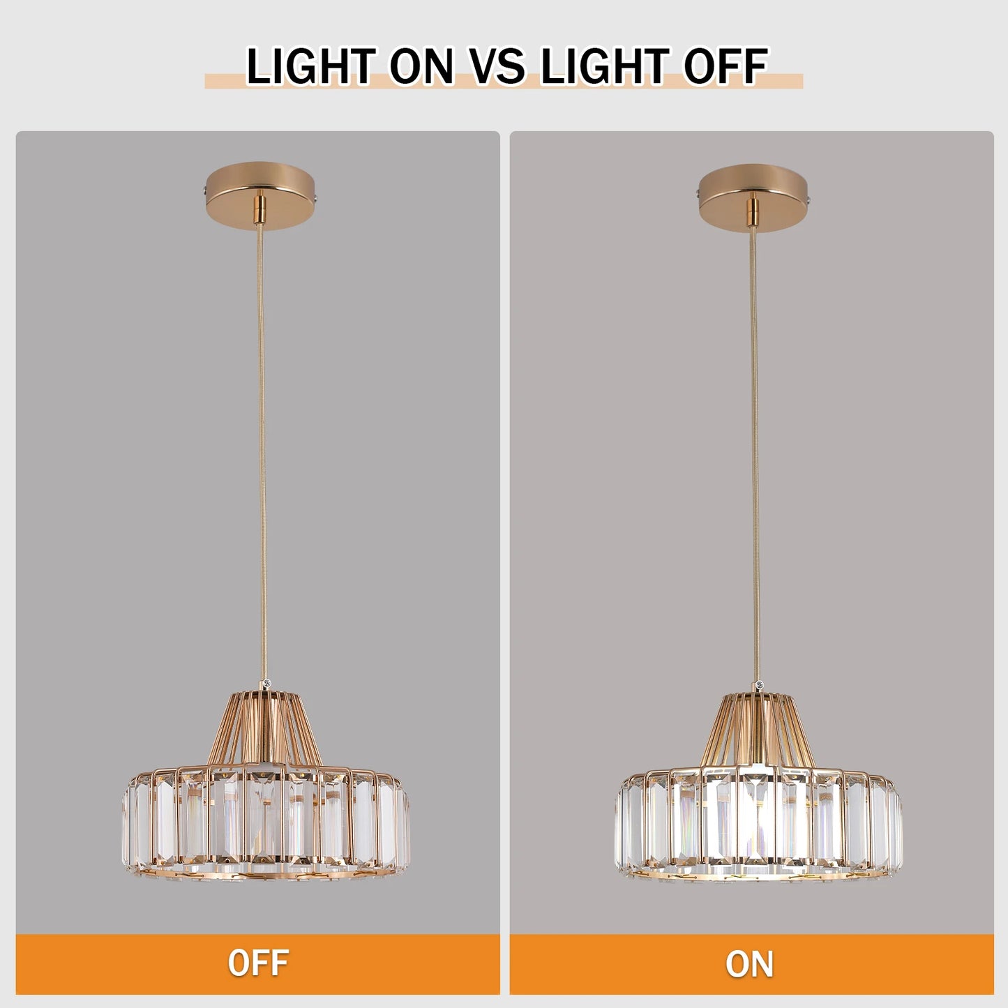 Modern K9 Crystal Pendant Light Led Ceiling Lamp Living Dining Room Nordic Chandelier Aisle Kitchen Island Decor Balcony Fixture