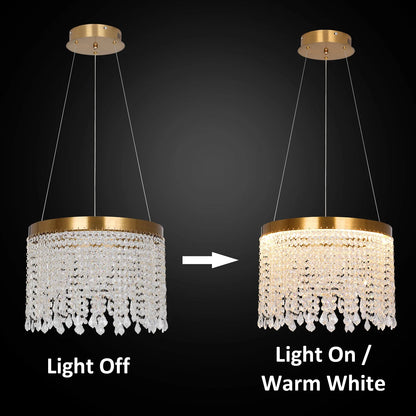 Modern Crystal Pendant Lighting Led Ceiling Lamp Kitchen Island Chandelier Nordic Living Dining Room Home Appliance Fixture