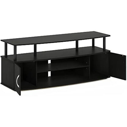 Large Entertainment Stand for TV Up to 55 Inch, Blackwood