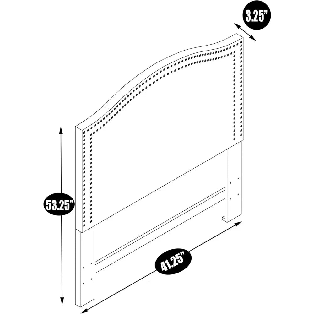 Headboard Velvet Upholstered Double Row Silver Nailhead Trim Modern Transitional Queen Bed Frame With Headboard Bed Wood Black