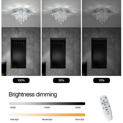 Modern Dimmable For Bedroom Pendant Light With Remote Control Dining Room Fixtures Home Decor Hanging Chandelier Ceiling Lamp