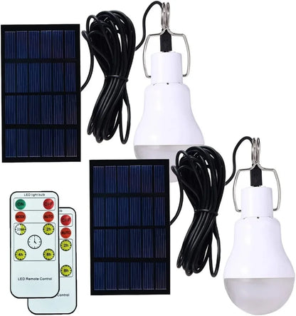 Ampoule solaire LED étanche pour extérieur 5 V, charge USB, lampe suspendue d'urgence alimentée par la lumière du soleil, lampe portable puissante pour l'intérieur de la maison