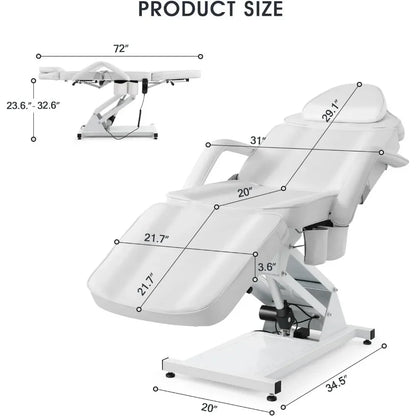 Mesa de masaje de mano de artista Cama de masaje eléctrica de altura ajustable Cama facial Cama para pestañas