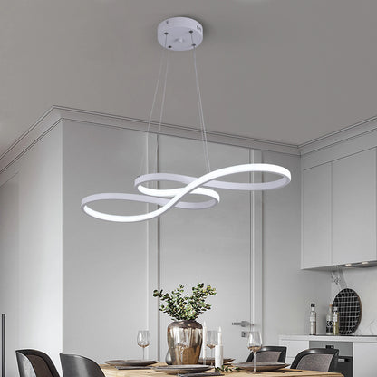 Lampe suspendue moderne en acrylique nordique, plafonnier à LED, design artistique, luminaire suspendu minimaliste pour salle à manger, intérieur