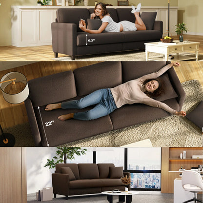 US Teddy Velvet Sofa Modern Couch Love Seat Settee Room Apartment Office Couch living room furniture luxury sofa