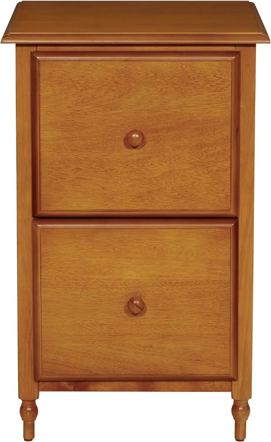 Home Furnishings Knob Hill Collection File Cabinet for Letter Size Files, Antique Cherry Finish