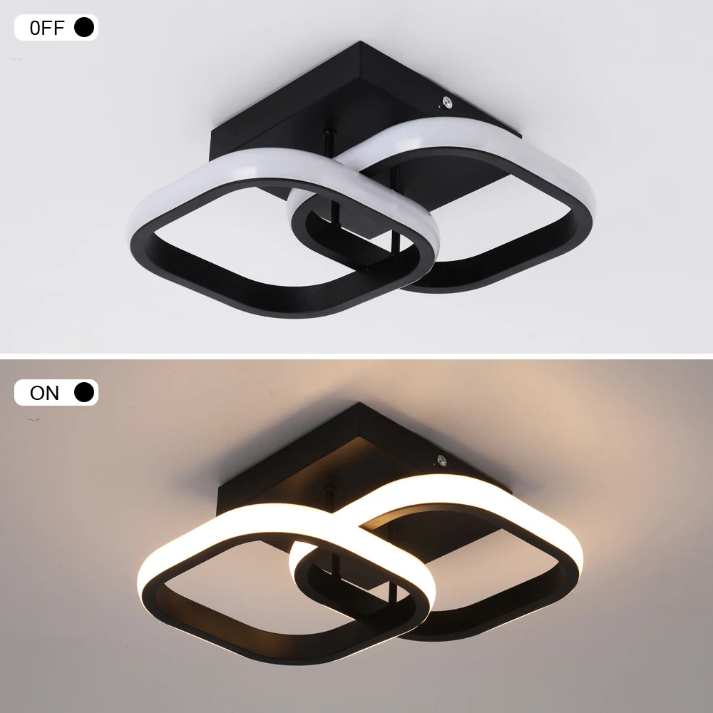 Lampe suspendue moderne en acrylique nordique, plafonnier à LED, design artistique, luminaire suspendu minimaliste pour salle à manger, intérieur