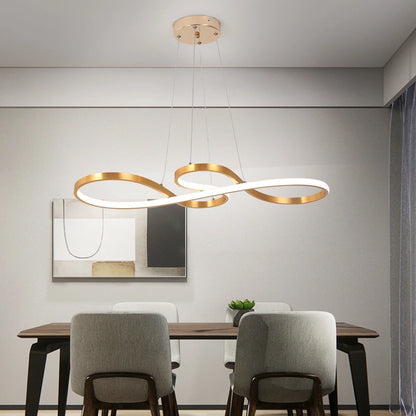 Modern Chandelier Cord Pendant Light Acrylic Led Ceiling Lamp Minimalist Dining Living Room Hotel Decor Luminair Hanging Fixture