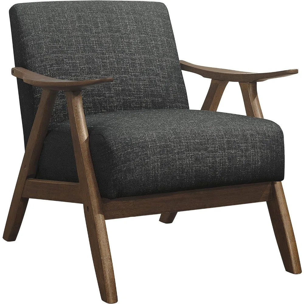 Elle Accent Chair, Dark Gray