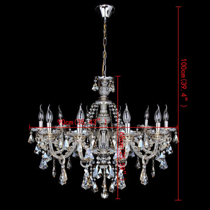 Yonntech 4/6/8/10/15 arms Lights Crystal Chandelier Pendant Ceiling Light Chandelier Lamp Living room light Vintage