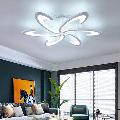 Modern Interior Acrylic Ceiling Lamp Living Room Bedroom Pendant Lamp Decorative Home Lighting Fixtures Indoor Chandelier Lustre