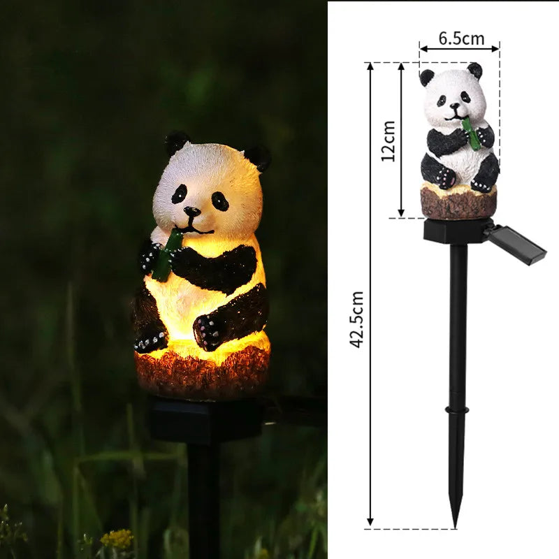 Lampe de jardin à LED à énergie solaire en forme de hibou pour la maison, fleurs artificielles, lampe de pelouse extérieure étanche, décoration à LED à énergie solaire