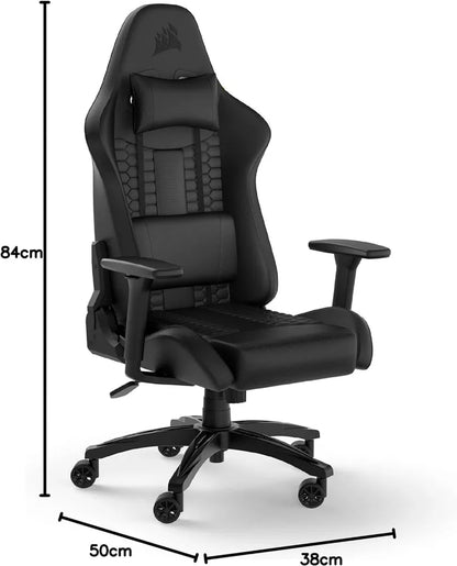 Gray and Black Gamingchair One Size Computer Chair TC100 Relaxed Gaming Chair Office Chairs Gamer Armchair Ergonomic Furniture