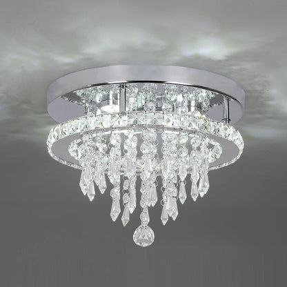 Modern Ceiling Lamp Crystal Led Sun Moon Design Chandelier Pendant Light Luminaire Fixtures Living Dining Room Bedroom Decor