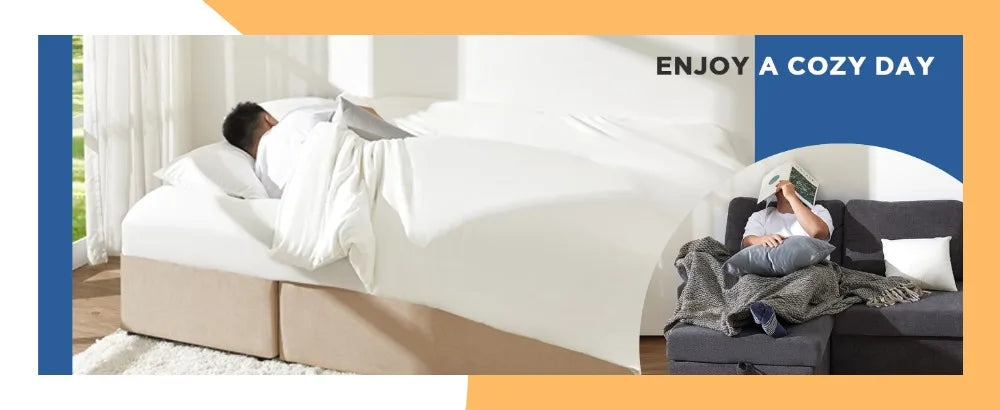 Sofá cama VanAcc, sofá cama 2 en 1, sofá cama extraíble con chaise longue con espacio de almacenamiento para sala de estar, sofá cama con cama extraíble