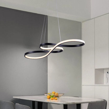 Lampe suspendue moderne en acrylique nordique, plafonnier à LED, design artistique, luminaire suspendu minimaliste pour salle à manger, intérieur