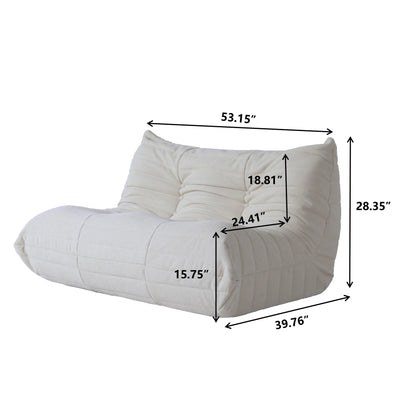 Modern Bean Bag Sofa Set for Living Room Bedroom Couch Leisure Tatami Comfy Lazy Sofa Teddy Velvet Soft Floor Couches Chairs