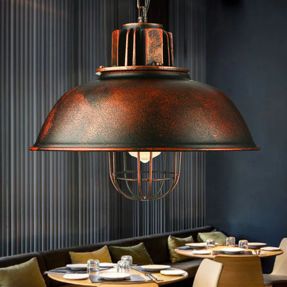 Iron Lamp Shade Retro Chandelier Ceiling Lamps Pendant Light Cafe Pendant Lamp Vintage Pendant Light in Industrial Design