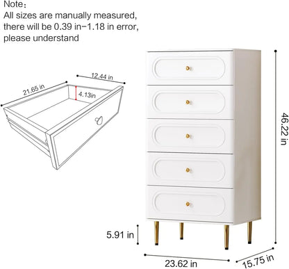 Cómoda de 5, 6 y 9 cajones para dormitorio, cómoda moderna, cómoda, unidad organizadora de armario alto con patas de metal