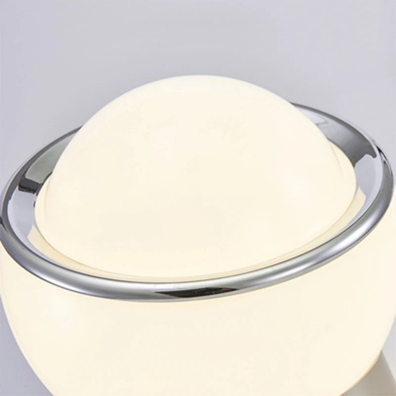 Nouvelle lampe de table créative en forme de boule de protéines en verre de lait, veilleuse d'ambiance pour la maison, décoration de salon, chambre à coucher, chevet, bureau