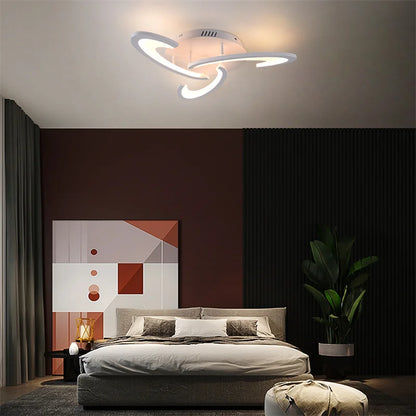 Modern Interior Acrylic Ceiling Lamp Living Room Bedroom Pendant Lamp Decorative Home Lighting Fixtures Indoor Chandelier Lustre