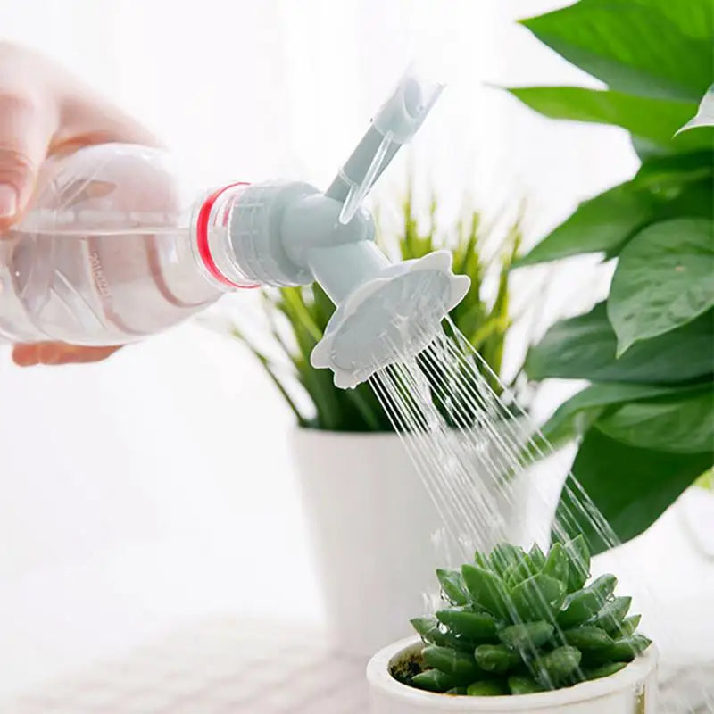 1pcs Home Garden Flower Plant Water Sprinkler For Flower Waterers Bottle Watering Cans Sprinkler 2 In 1 Plastic Sprinkler Nozzle