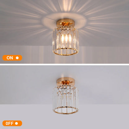 Modern K9 Crystal Pendant Light Led Ceiling Lamp Living Dining Room Nordic Chandelier Aisle Kitchen Island Decor Balcony Fixture