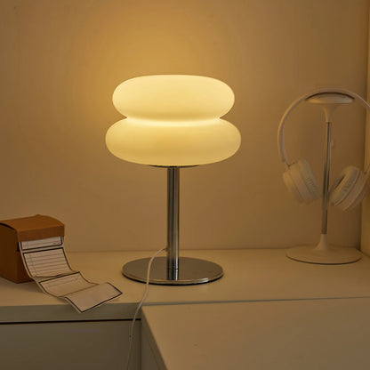 Bauhaus retro table lamp bedroom bedside living room Nordic mushroom lamp 9-level brightness dimming ambient light