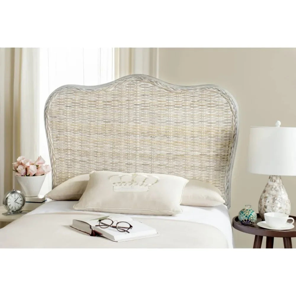 Cabecero de cama Imelda en blanco (king) de Home Collection, cabeceros de cama originales, cabeceros de cama grandes