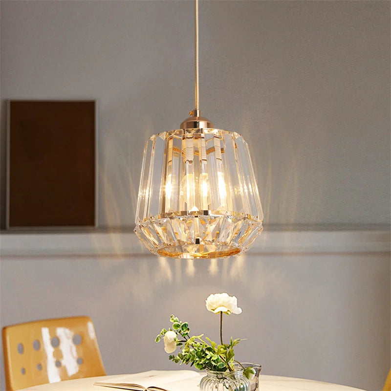 Lustre moderne avec ampoule E27 pour salle à manger, chambre à coucher, luminaire suspendu, lustres, lampes suspendues simples, décoration d'intérieur, plafond