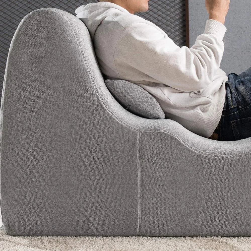 Chaise lounge ZINUS Lotus Zero Gravity, sillón reclinable de espuma para sala de estar, posicionamiento ergonómico para una mejor relajación, almohada incluida