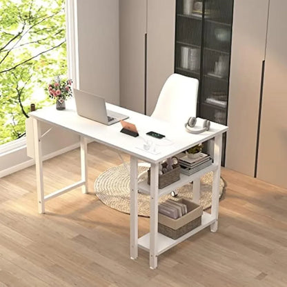 Table Computer Desks L-Shaped Desk PC Desks 40 Inch Small Corner Desk for Small Space Home Office Furniture Pliante Reading Room