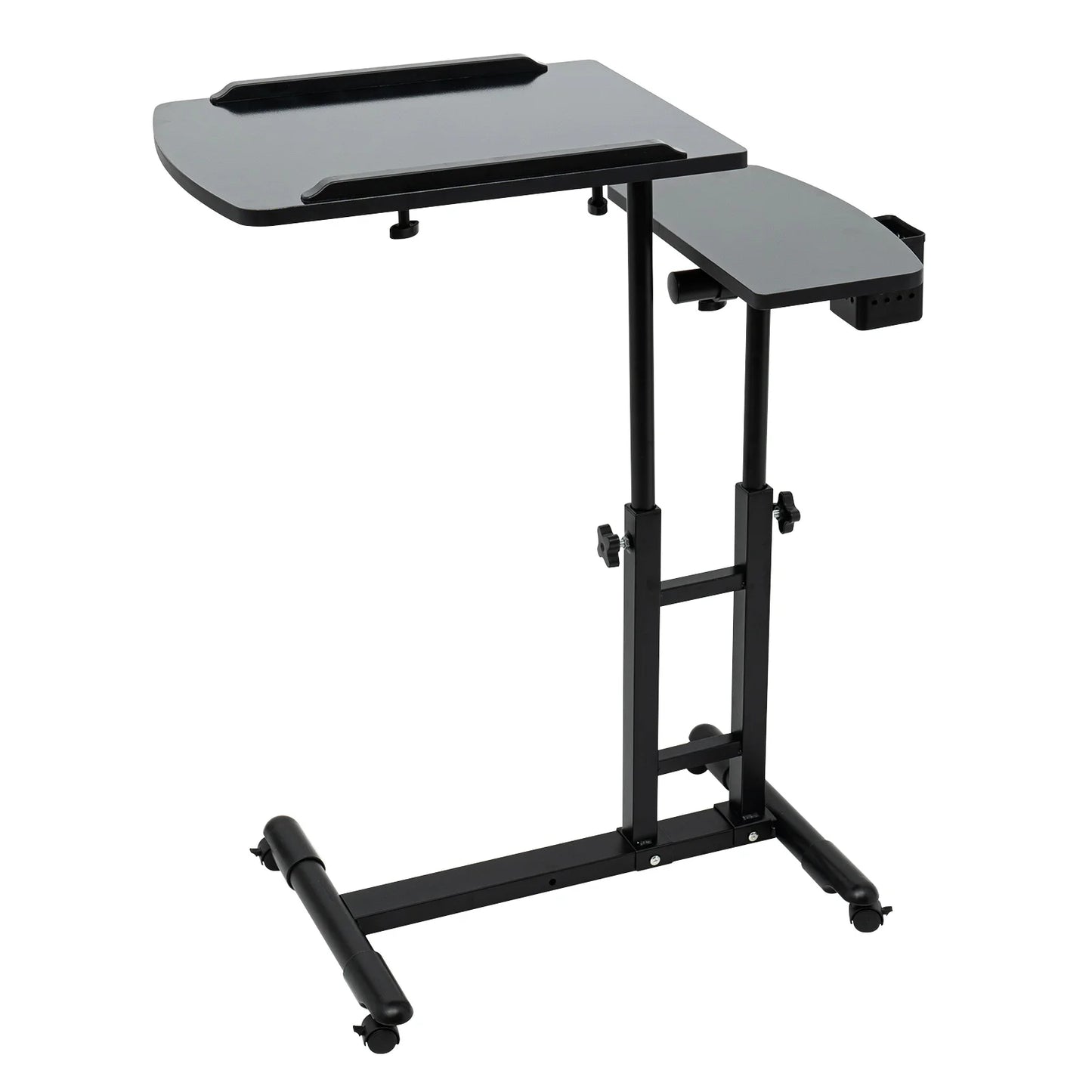 Mobile Tattoo Workstation Adjustable Desk Rolling Tray for Pro Salon Studio & Home