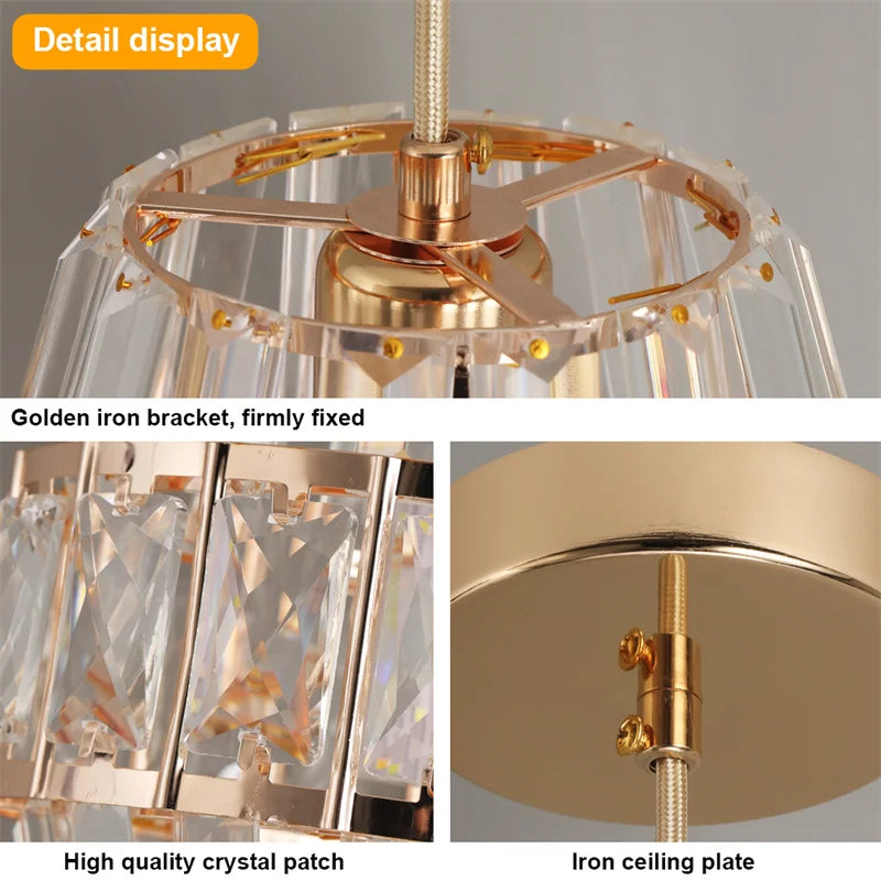 Lustre moderne avec ampoule E27 pour salle à manger, chambre à coucher, luminaire suspendu, lustres, lampes suspendues simples, décoration d'intérieur, plafond