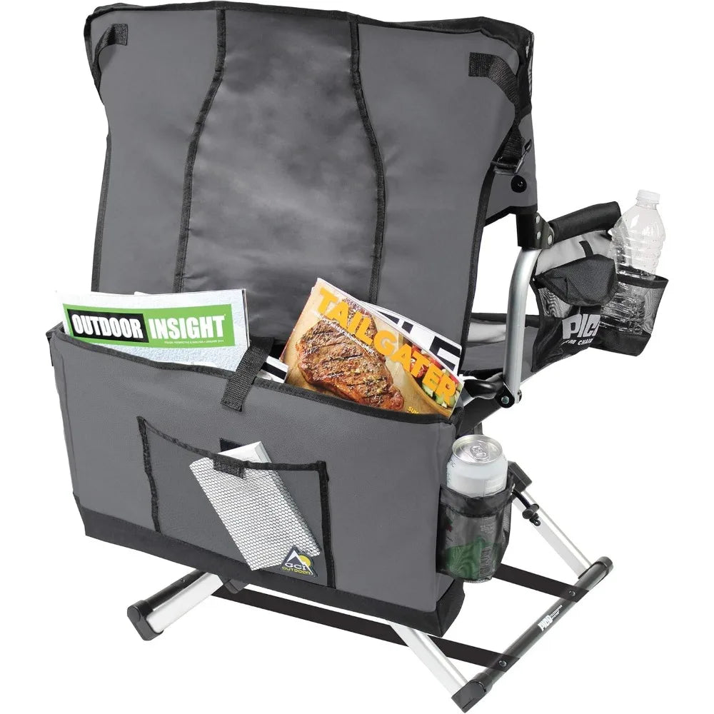 Pico Arm Chair, Folding Director's Chair with Carry Bag