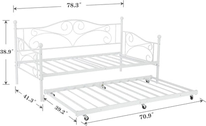 Cadre de lit en métal pour lit double, support à lattes en acier/pieds solides, tête de lit/sommier à matelas, meubles multifonctionnels