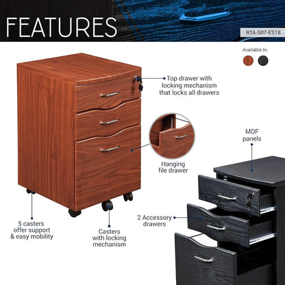 Rolling Storage and File Cabinet