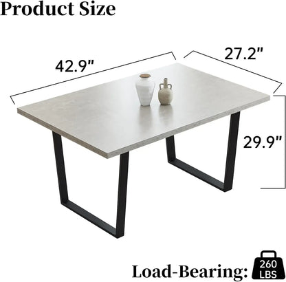 Ensemble de table à manger avec banc, table de cuisine moderne 3 pièces avec banc d'angle à siège droit et banc pour meubles de salle à manger familiale