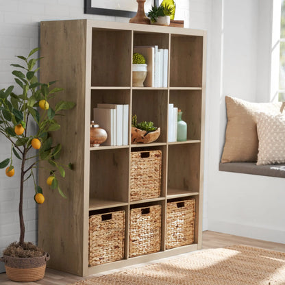 6/9/12/16-Cube Wooden Storage Organizer Bookshelf, Unit Shelf, Closet Cabinet, DVD Rack File Organizer Rack in Living Room Study