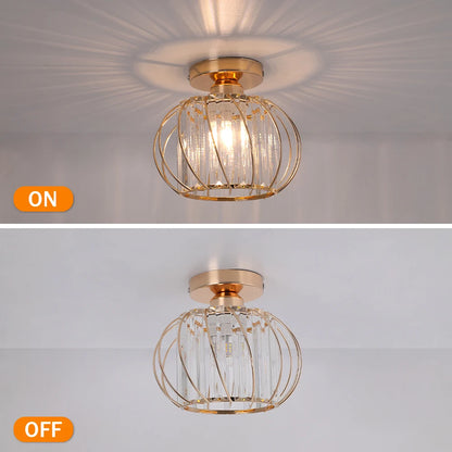 Kitchen Island Pendant Lighting Modern Ceiling Lamp Crystal Chandelier Balcony Corridor Simple Lantern Hanging Fixture For Home