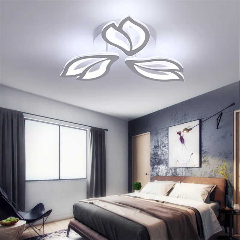 Modern Interior Acrylic Ceiling Lamp Living Room Bedroom Pendant Lamp Decorative Home Lighting Fixtures Indoor Chandelier Lustre