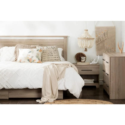 Primo 6-Drawer Double Dresser, Rustic Oak