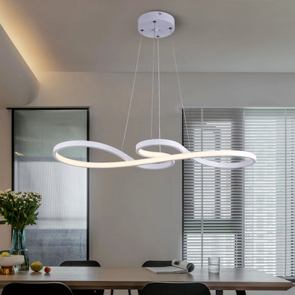 Lampe suspendue moderne en acrylique nordique, plafonnier à LED, design artistique, luminaire suspendu minimaliste pour salle à manger, intérieur