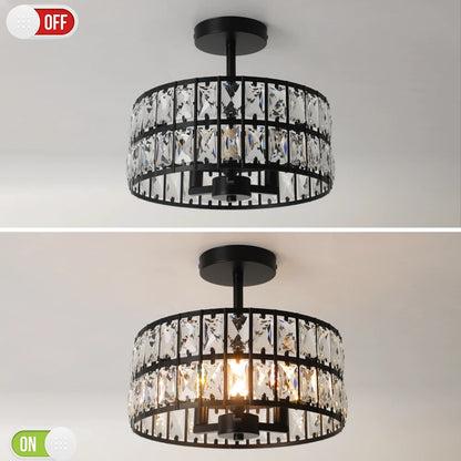 Luxury Pendant Light Crystal LED Chandelier Nordic Home Decor Ceiling Lamp Modern Kitchen Island Dining Living Room Fixture Lum