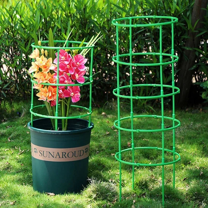 Pila de soporte para plantas, soporte semicircular para jardín, soporte para flores, jaula para cultivo de plantas, varilla de fijación para enredaderas, soporte para trepar, soporte para estacas, herramienta para bonsái, nuevo