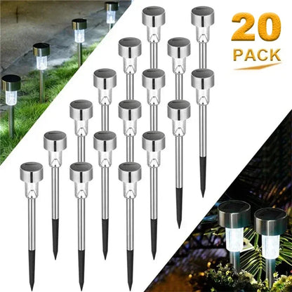 Outdoor Solar Lights Garden Lights Solar Powered Lamp Lantern Waterproof Landscape Lighting Pathway Yard Lawn Garden Decoration