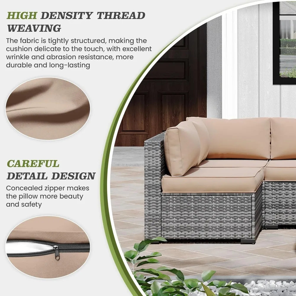 Cushions for Patio Furniture Replacement, Patio Furniture Cushions, Deep Seat Cushions, Outdoor Seat Cushions